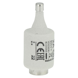 Bussmann 2D27 Type D Low Voltage Time Delay Fuse, 2 A, 500 V, 100 kA Interrupt, Class: GL/GG/C, Round Body