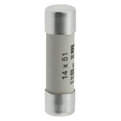 Bussmann C14G8 Cylindrical Low Voltage Time Delay Fuse, 8 A, 690 V, 50 A Interrupt, Class: GL/GG/C, Cylindrical Body