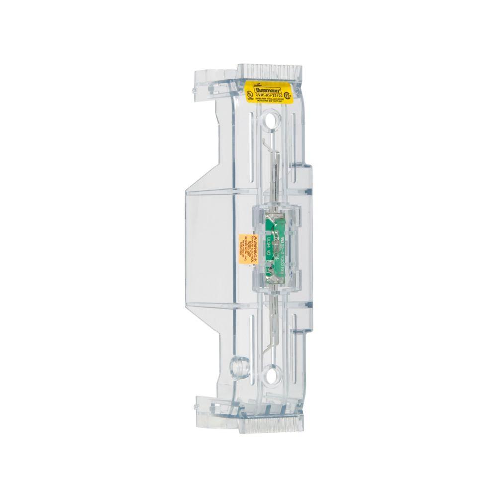 Bussmann CVRI-RH-25100 Indicating Fuse Block Cover, 100 A, 250 V AC, For Use With Class H and R Modular Fuse Block, Thermoplastic