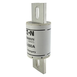 Bussmann FWJ-500A Semi-Conductor High Speed Fuse, 500 A, 1 kV AC, 100 kA Interrupt