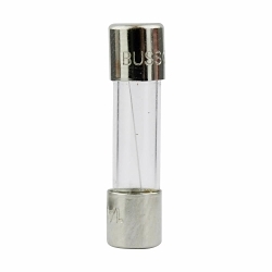 Bussmann GMA-1.5-R Low Breaking Small Dimension Fast Acting Fuse With Nickel Plated Brass End Caps, 1.5 A, 250 V AC, 100 A, 10 kA Interrupt, Cylindrical Body