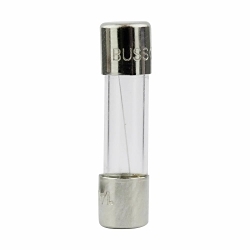 Bussmann GMA-1.6-R Low Breaking Small Dimension Fast Acting Fuse With Nickel Plated Brass End Caps, 1.6 A, 250 V AC, 100 A, 10 kA Interrupt, Cylindrical Body