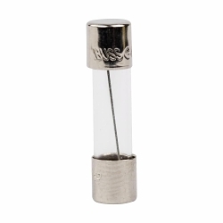 Bussmann GMA-8-R Low Breaking Small Dimension Fast Acting Fuse With Nickel Plated Brass End Caps, 8 A, 125 V AC, 200 A Interrupt, Cylindrical Body