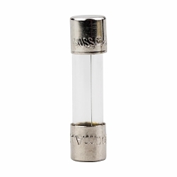 Bussmann GMC-1.5-R Low Breaking Medium Time Delay Fuse With Nickel Plated Brass End Caps, 1.5 A, 250 V AC, 100 A/10 kA Interrupt, Cylindrical Body