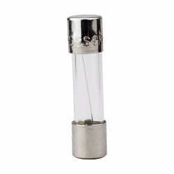 Bussmann GMC-100-R Low Breaking Medium Time Delay Fuse With Nickel Plated Brass End Caps, 100 mA, 250 V AC, 35 A/10 kA Interrupt, Cylindrical Body