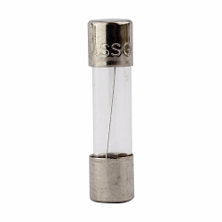 Bussmann GMC-4-R Low Breaking Medium Time Delay Fuse With Nickel Plated Brass End Caps, 4 A, 125 V AC, 10 kA, Cylindrical Body