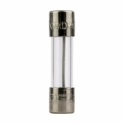 Bussmann GMD-315-R Low Breaking Small Dimension Time Delay Fuse With Nickel Plated Brass End Caps, 315 mA, 250 V AC, 35 A/10 kA Interrupt, Cylindrical Body