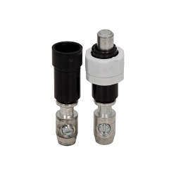 Bussmann HET-JK Tron® HET-JK In-Line Neutral Non-Breakaway Water Resistant Fuse Holder With Solid Neutral, (1) 12 to 2 AWG Line, (1) 12 to 3 AWG Load Wire, 1 Pole