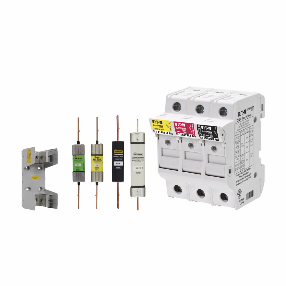 Bussmann LPN-RK-40SPI Low-PeakTM LPN-RK-40SPI Current Limiting Time Delay Fuse, 40 A, 250 V AC/125 V DC, 300/100 kAIC Interrupt, RK1 Class