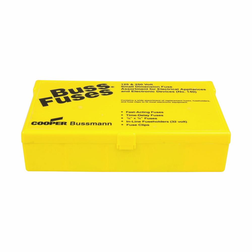 Bussmann NO.140 Small Electronic Fuse Service Kit, 125/250 V AC, 145 Pieces