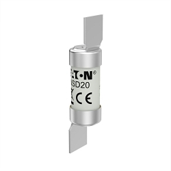 Bussmann NSD20 Low Voltage Standard Fuse Link, 550 V, 20 A, For Use With Class C/gG/gL Fuse, Ceramic