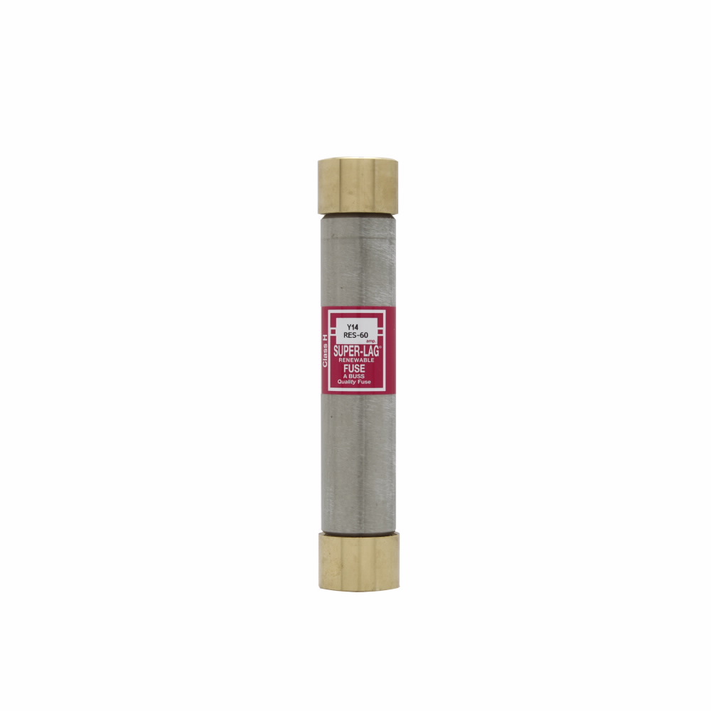 Bussmann RES-50 Non-Current Limiting Non-Time Delay Non-Indicating Renewable Fuse, 50 A, 600 VAC, 10 kA Interrupt, Class: H, Cartridge Body