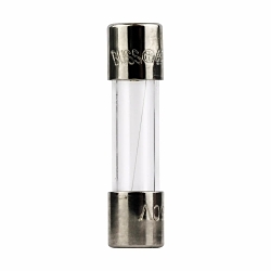 Bussmann S500-1-R Fast Acting Fuse, 1 A, 250 V AC, 35 A Interrupt, Cylindrical Body