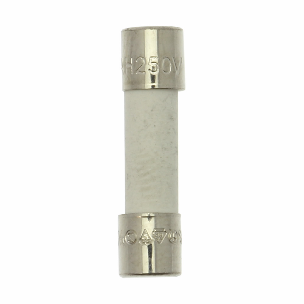 Bussmann S501-6.3-R Electronic Fast Acting Fuse, 6.3 A, 250 V AC, 1.5 kA Interrupt, Cylindrical Body