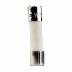 Bussmann S505-4-R High Breaking Time Delay Fuse With Nickel Plated Brass End Caps, 4 A, 250 V AC, 1.5 kA, Cylindrical Body