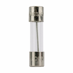 Bussmann S506-5-R Low Breaking Time Delay Fuse With Nickel Plated Brass End Caps, 5 A, 250 V AC, 50 A, Cylindrical Body