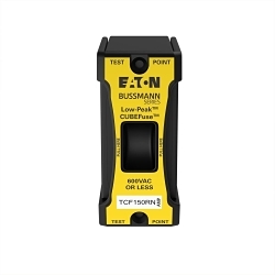 Bussmann TCF150RN EATON Bussmann Low-PeakTM CUBEFuseTM TCF150RN Non-Indicating Time Delay Fuse, 150 A, 600 V, 200 kA Interrupt, Class: CF, Square Body