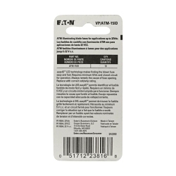 Bussmann VP/ATM-15ID easyIDTM VP/ATM-15ID ATM Fast Acting Automotive Fuse, 15 A, 32 V DC, 1 kA Interrupt