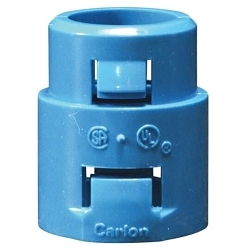 Carlon A253D 1-Piece Flexible Non-Metallic Quick-Connect Threaded ENT Raceway Adapter, 1/2 in, Polycarbonate