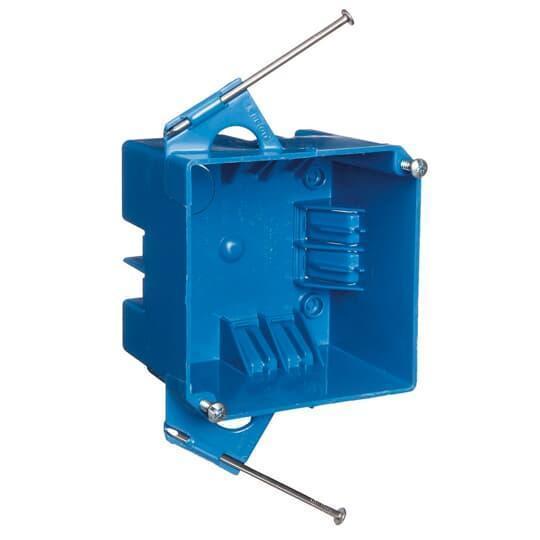 Carlon B432A-UPC Square Outlet Box, 1 Gangs, 32 cu-in Capacity