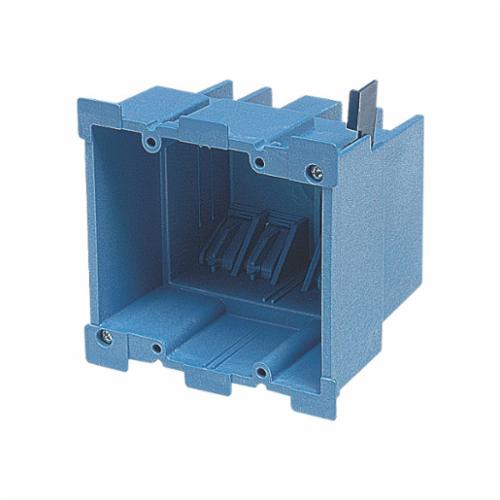 Carlon BH234R Old Work Outlet Box, PVC, 34 cu-in Capacity, 2 Gangs, 4.3 in L x 4.36 in W x 3.59 in D