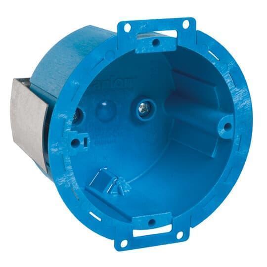 Carlon BH614R New/Old Work Non-Metallic Ceiling Box, PVC, 14.5 cu-in Capacity, 3.17 in D