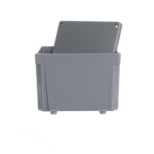 Carlon E987R Non-Metallic Rigid Molded Junction Box, 6 in H x 6 in W x 4 in D, NEMA 4/4X/6P NEMA Rating, Polycarbonate