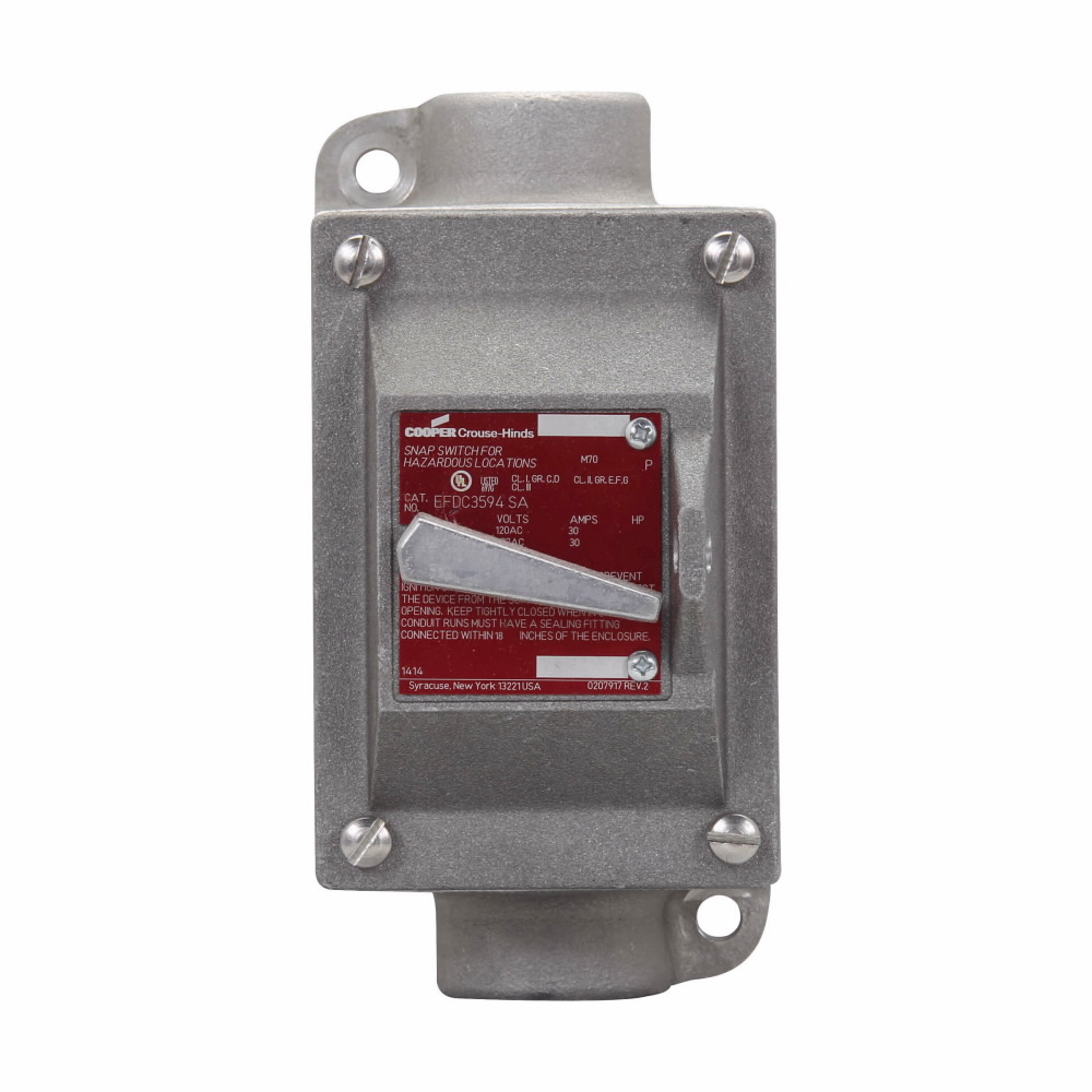 Crouse-Hinds EFDC3594 - Explosion-Proof Conduit Sealing Fittings