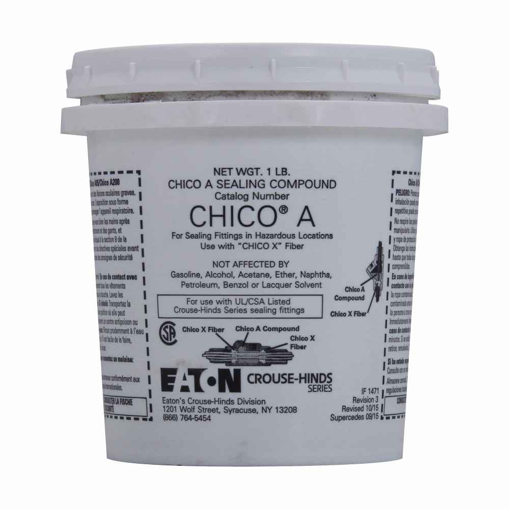 Eaton Crouse-Hinds series CHICO A3 - Explosion-Proof Conduit Sealing Fittings