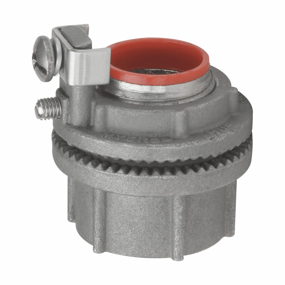 Eaton Crouse-Hinds series SSTGK 9 Crouse-Hinds MyersTM SSTGK 9 Hazardous Location Hub With Increased Safety Ground Terminal, 3-1/2 in Trade, 2/0 AWG CSA, 6 AWG UL Conductor, Thread Connection, Stainless Steel