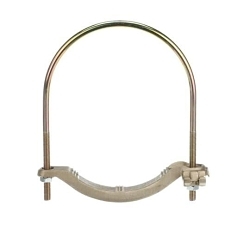 Furseweld 3906-TB Non-Insulated Water Pipe Grounding Clamp, 4 to 4/0 AWG Conductor, Bronze