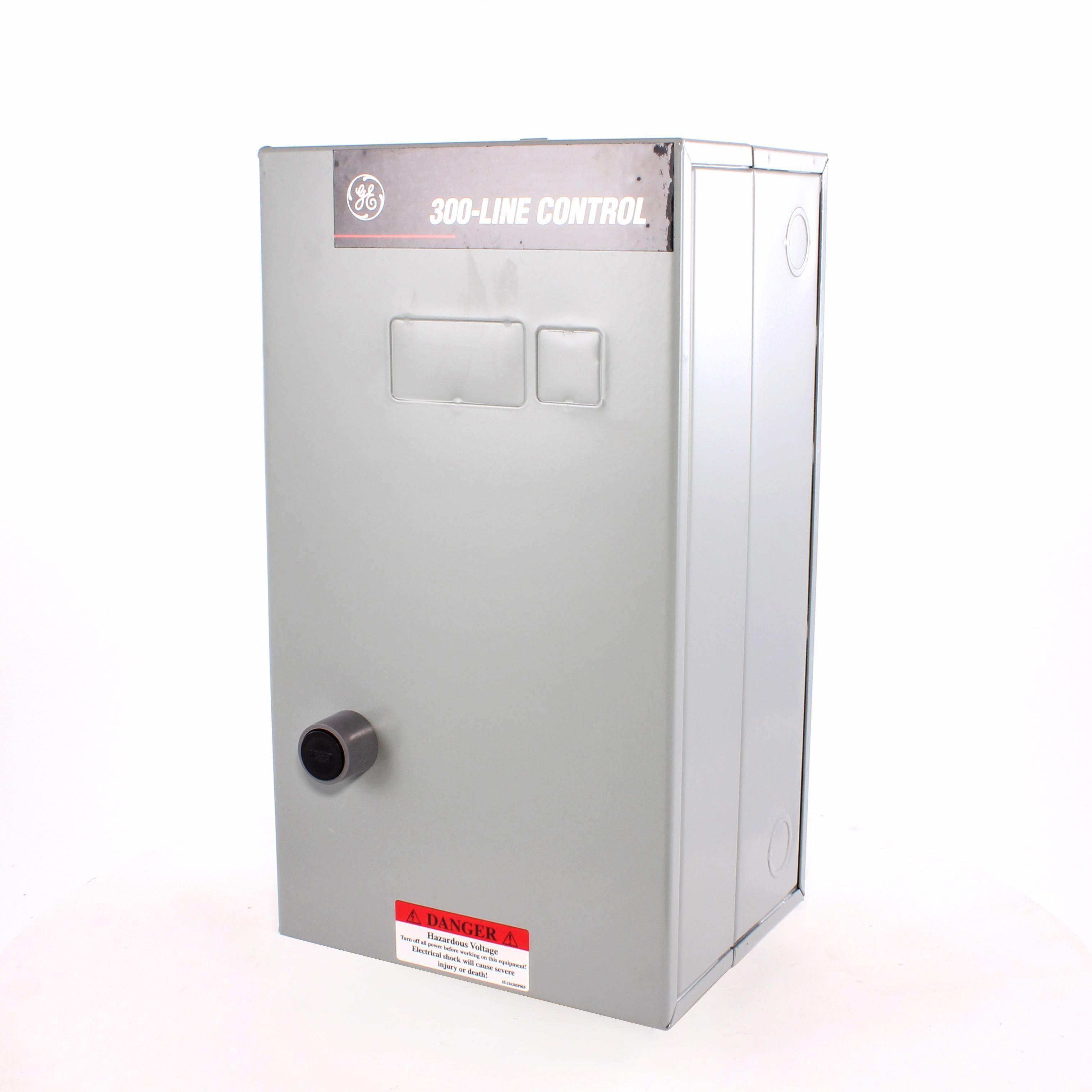 GE CR306DXJ102 300 Line Full Voltage Non-Combination Non-Reversing NEMA Magnetic Starter, 115 to 120 VAC V Coil, 3 Poles, NEMA 1 Enclosure