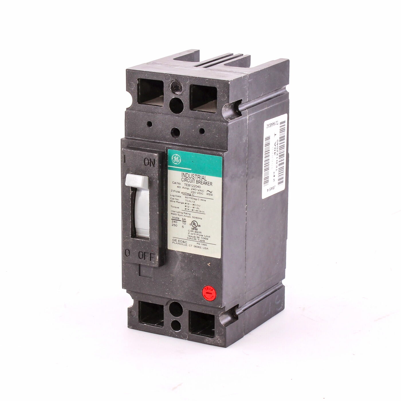 GE TEB122040WL - Molded Case Circuit Breakers