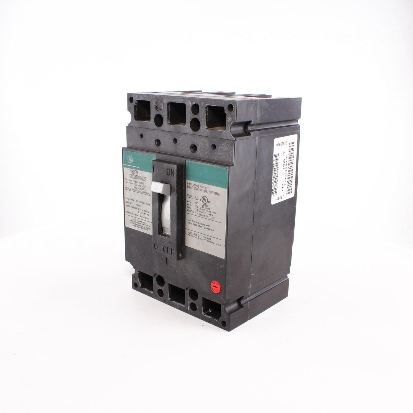 GE THED136030WL - Molded Case Circuit Breakers