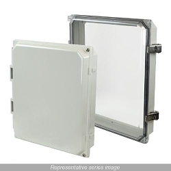 Hammond PJHMI1210L PJHMI Opaque Enclosure Cover, 11.93 in L x 10.15 in W x 2.27 in D, For Use With 16 ga to 1/4 in THK Wall Enclosures, Polycarbonate