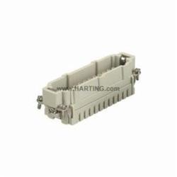 HARTING 09330242602 09 33 024 2602 Han E® Terminal Insert, 24 Positions, 20 to 12 AWG Wire, Crimp/Male Connection, Polycarbonate