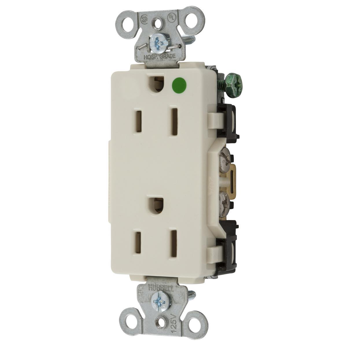 Hubbell Wiring Device-Kellems 2182LA - Straight Blade Receptacles