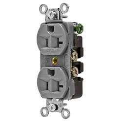 Hubbell Wiring Device-Kellems 5362G - Straight Blade Receptacles