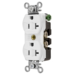 Hubbell Wiring Device-Kellems 5362W - Straight Blade Receptacles