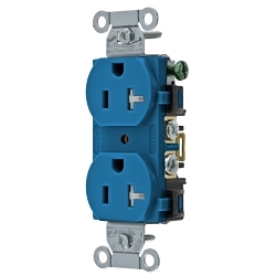 Hubbell Wiring Device-Kellems BR20BLTR - Straight Blade Receptacles
