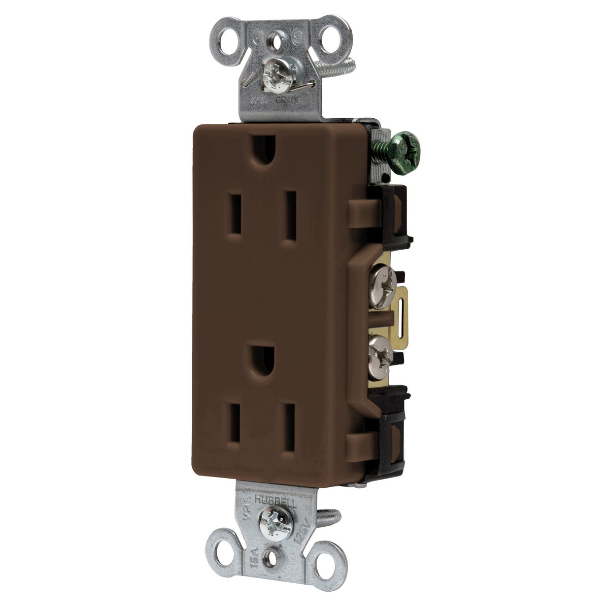 Hubbell Wiring Device-Kellems DR15 - Straight Blade Receptacles