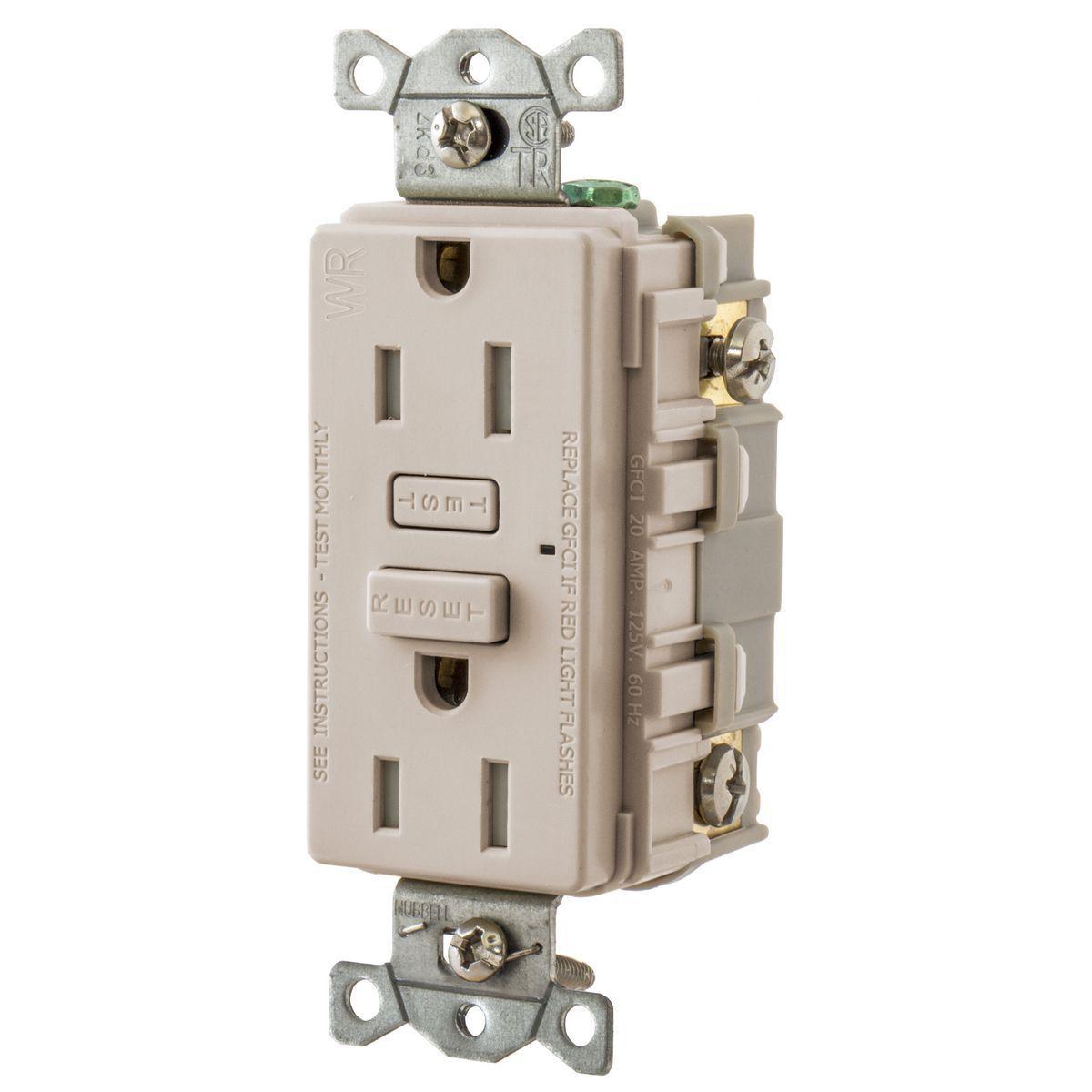 Hubbell Wiring Device-Kellems GFTW15LA - Electrical Receptacles