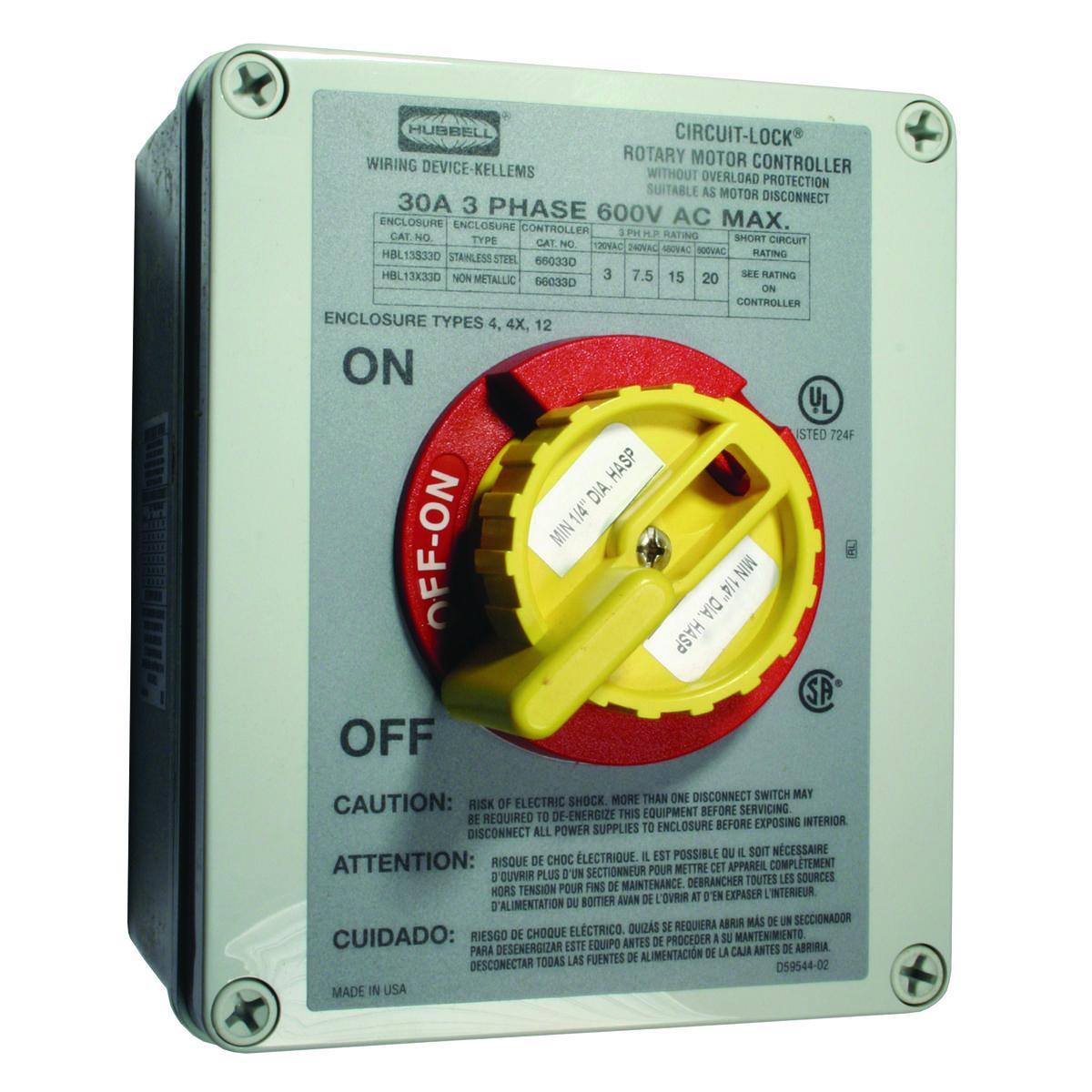 Hubbell Wiring Device-Kellems HBL13X33D - Switches