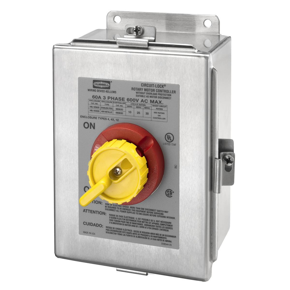 Hubbell Wiring Device-Kellems HBL16S63D - Switches