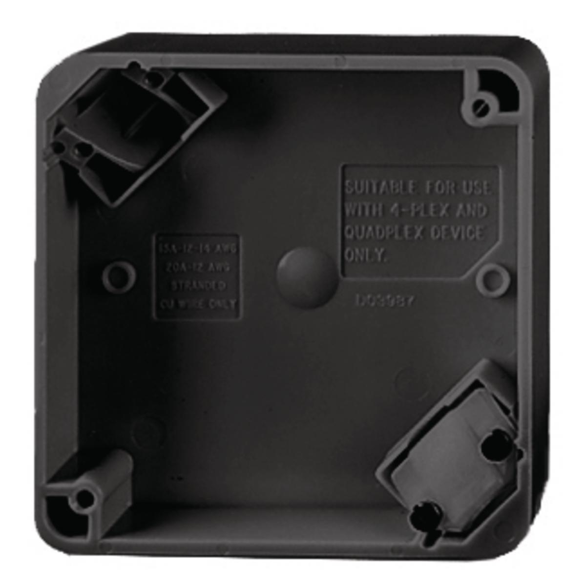 Hubbell Wiring Device-Kellems HBL4PBBK - Junction Box Enclosures