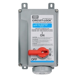 Hubbell Wiring Device-Kellems HBL560MI9W Hubbell Wiring Device-Kellems HBL® Circuit-Lock® HBL560MI9W 3-Phase Female Grounding Industrial Grade Standard Unfused Pressure Screw Terminal Watertight Pin and Sleeve Mechanical Interlock, 120/208 V AC, 60 A