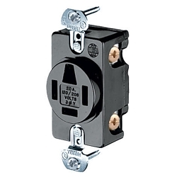 Hubbell Wiring Device-Kellems HBL7250 - Straight Blade Receptacles