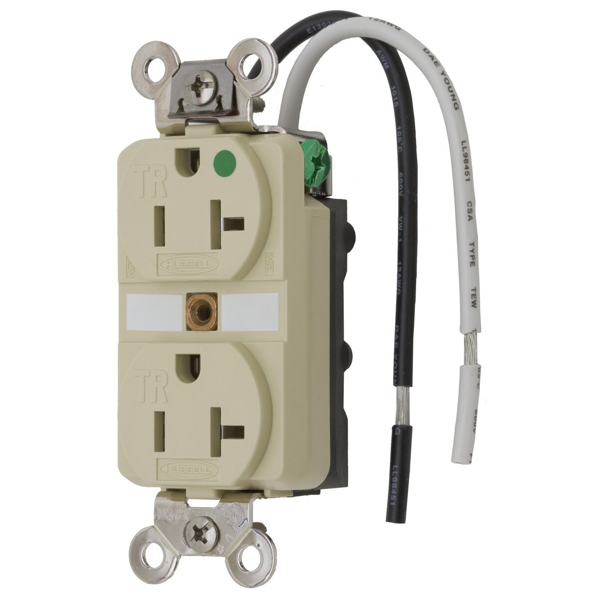 Hubbell Wiring Device-Kellems HBL8300SGIA - Straight Blade Receptacles