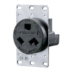 Hubbell Wiring Device-Kellems HBL9315 - Straight Blade Receptacles
