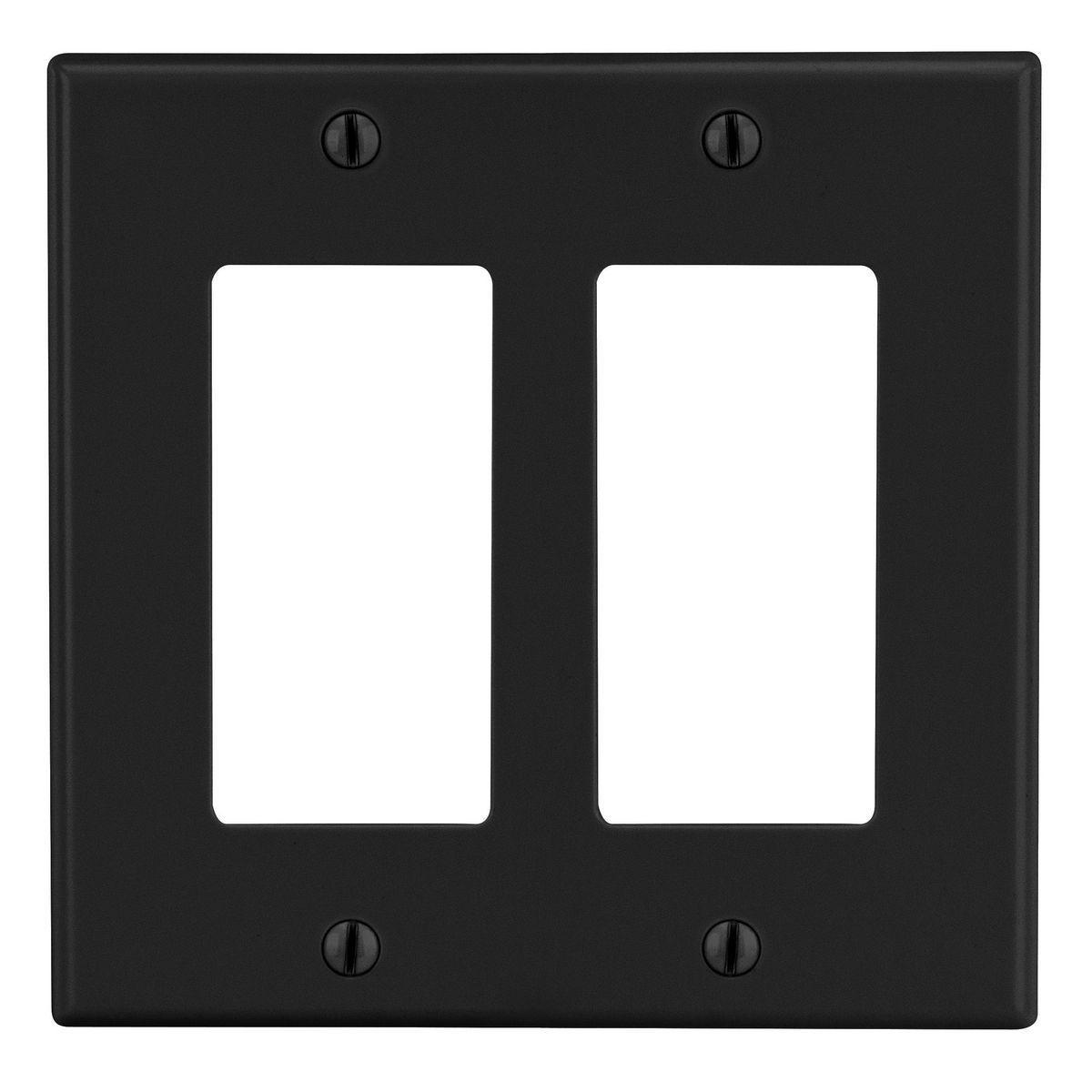 Hubbell Wiring Device-Kellems P262BK - Combination Wallplates